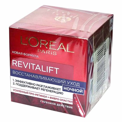 Крем для лица Loreal Ревиталифт ночной 50мл пэт