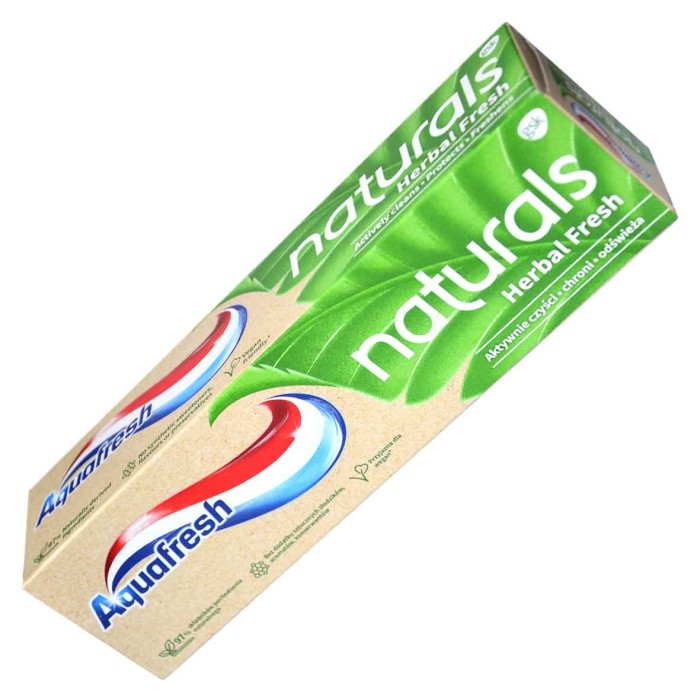 Паста зубная Aquafresh Naturals Свежесть трав 75мл к/у