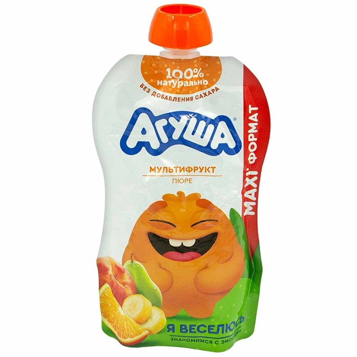 Пюре Агуша Мультифпукт 160гр пауч