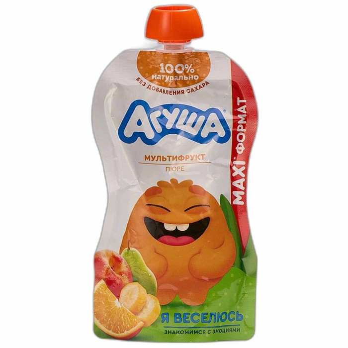 Пюре Агуша Мультифпукт 160гр пауч