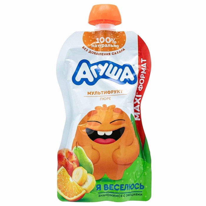 Пюре Агуша Мультифпукт 160гр пауч