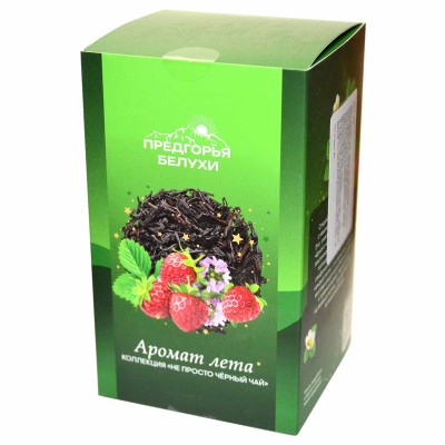 Чай черный Предгорья Белухи байховый Аромат  лета 12*2.5гр к/у