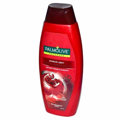 Шампунь для волос Palmolive Натурэль Сияние цвета с экстрактом граната 380мл пэт