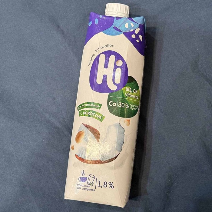 Напиток соевый Hi кокосовый 1л т/п