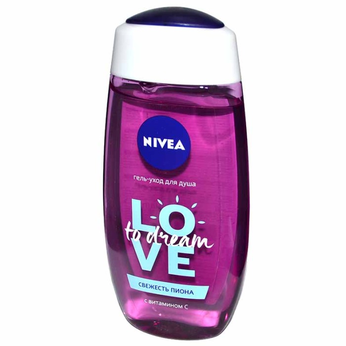 Гель для душа Nivea Свежесть пиона 250мл пэт