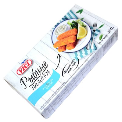 Палочки рыбные Vici 300гр к/у