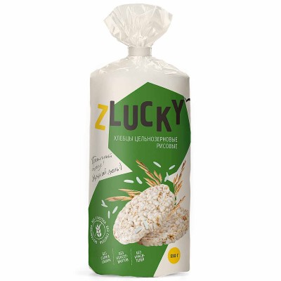 Хлебцы Zlucky цельнозерновые рисовые 90гр м/у