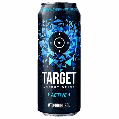 Напиток энергетический Бочкари Target Activ 0,45л ж/б