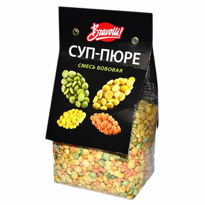 Смесь Bravolli бобовая суп-пюре 350гр м/у