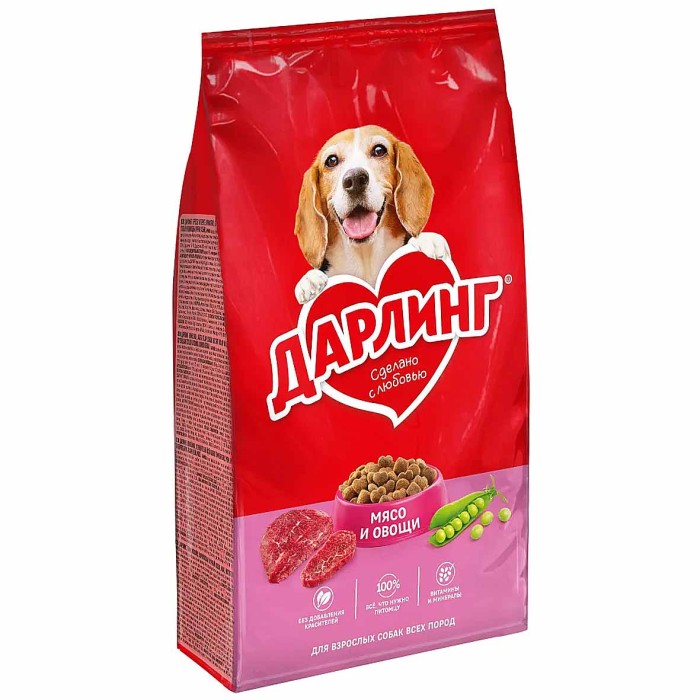 Корм для собак Darling Мясо и овощи 2кг м/у