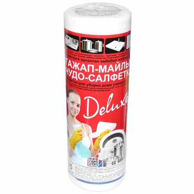 Полотенца нетканые Deluxe 35шт пэт