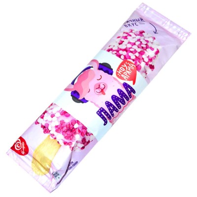 Мороженое Инмарко эскимо Лама розовая 65гр м/у