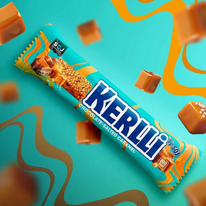 Батончик злаковый Soj Kerlli Мюсли-Солёная карамель 50гр м/у