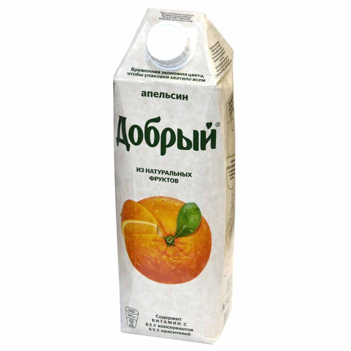 Нектар Добрый апельсиновый 1л т/п
