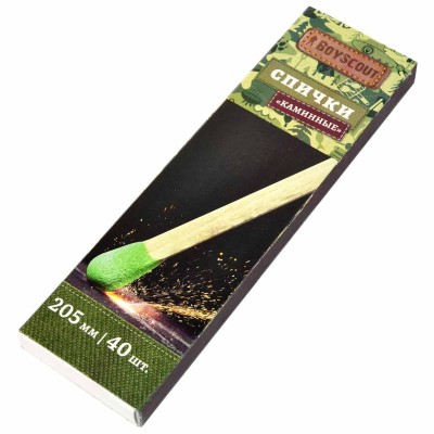 Спички каминные Boyscout 20,5см 40шт арт61031