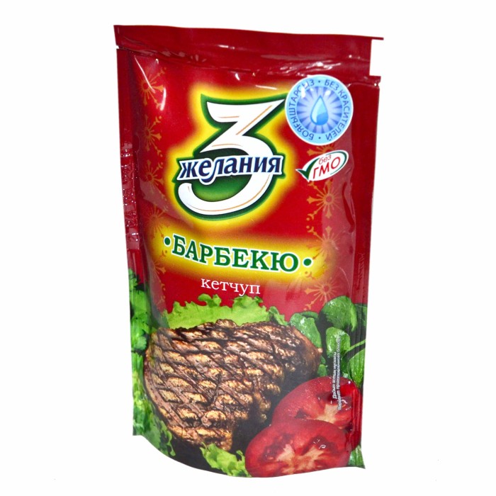 Кетчуп 3 желания Барбекю В 100гр д/п