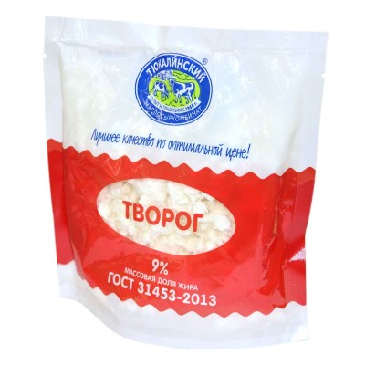 Творог Тюкалинский 9% 200гр м/у