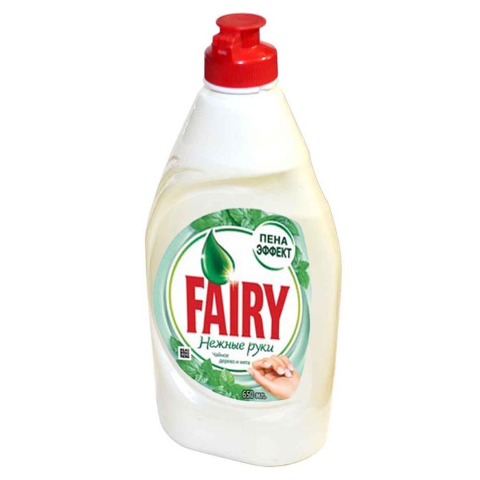 Средство для мытья посуды Fairy Нежные руки чайное дерево и мята 650мл пэт