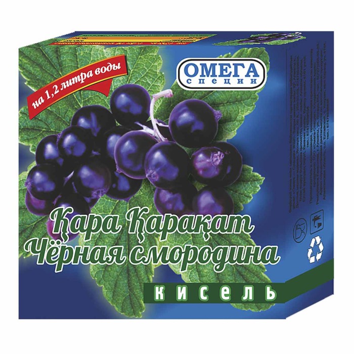 Кисель Омега смородина 170гр м/у