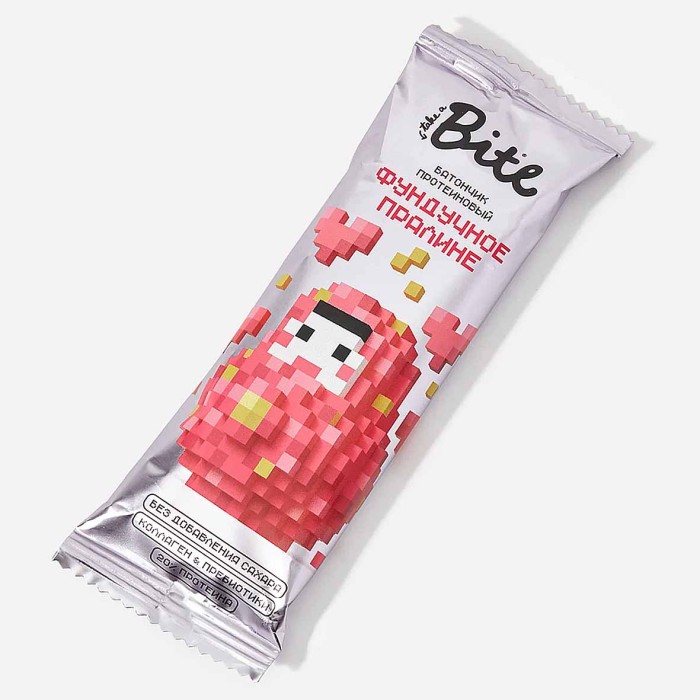 Батончик Bite Фундучное пралине протеиновый 40гр