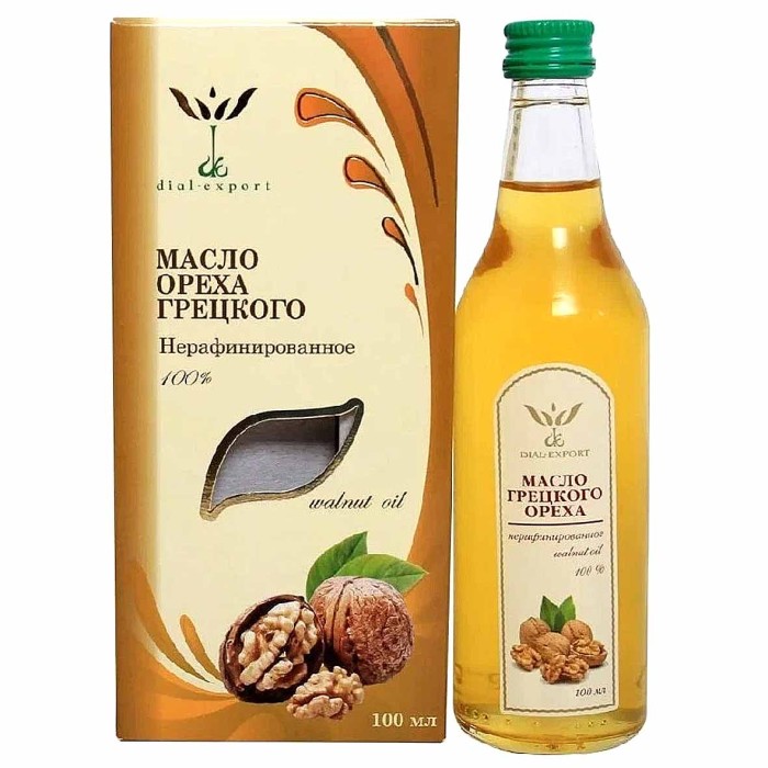 Масло грецкого ореха Dial Export нераф 100мл ст/б