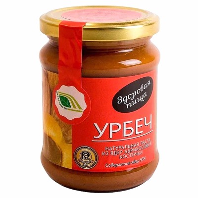 Паста Урбеч натуральная из ядер абрикосовой косточки 280гр ст/б