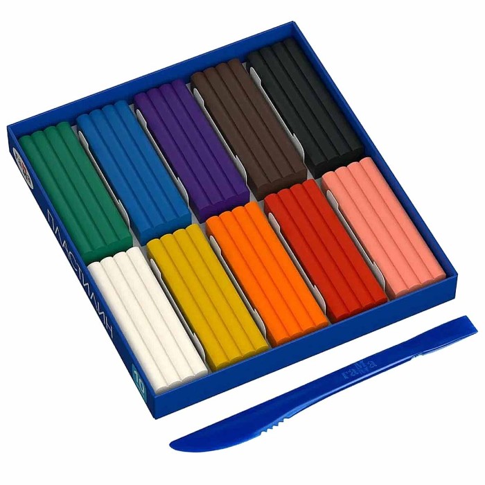 Пластилин Гамма Классический 10цв 200гр арт281032 к/у