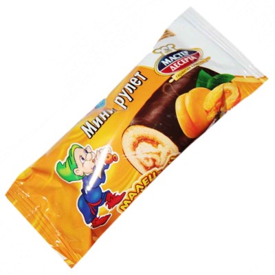 Мини-рулет Мастер Десерта абрикос 35гр