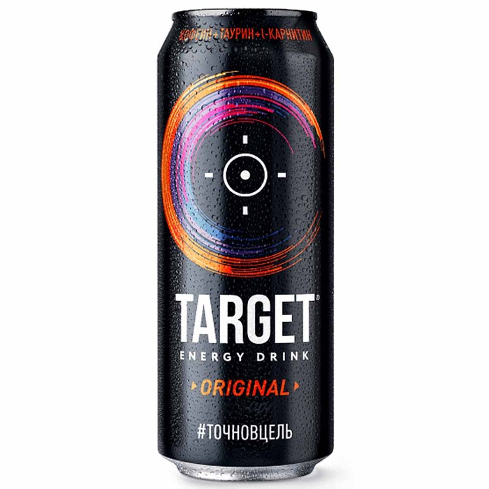 Напиток энергетический Бочкари Target Original 0,45л ж/б
