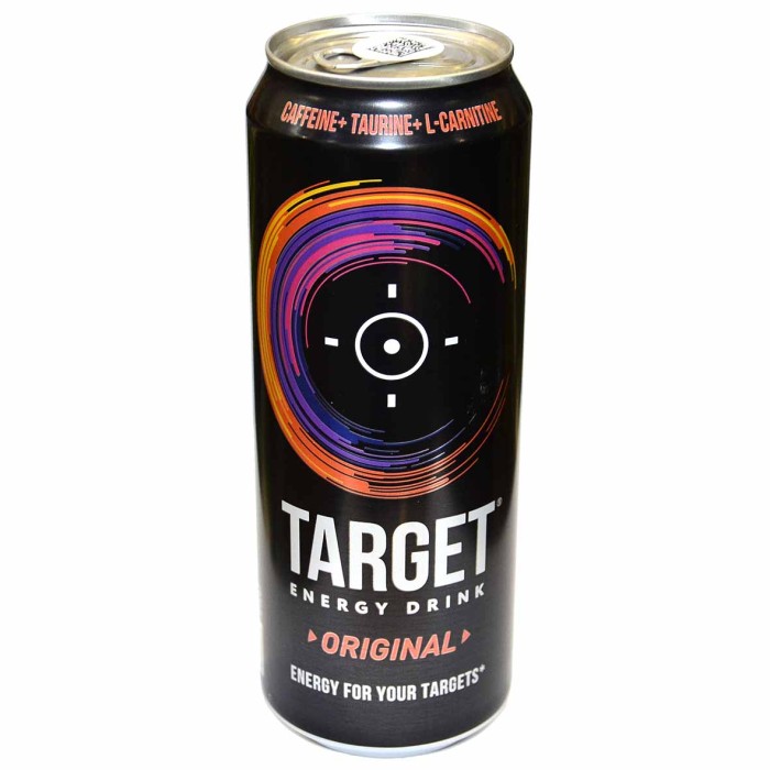 Напиток энергетический Бочкари Target Original 0,45л ж/б