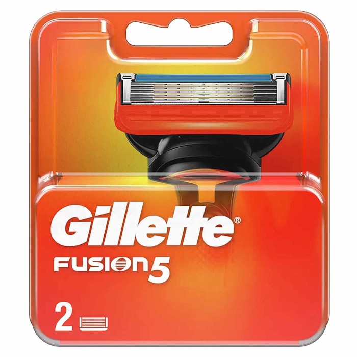 Кассеты сменные Gillette Fusion 2шт к/у