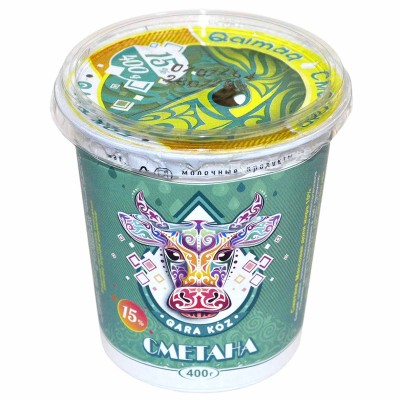 Сметана Milk Project 15% 400гр пэт