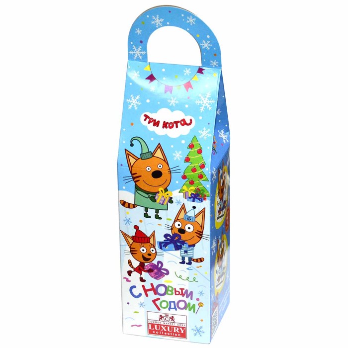 Подарок новогодний Common Market Фонарик Три кота 200гр к/у