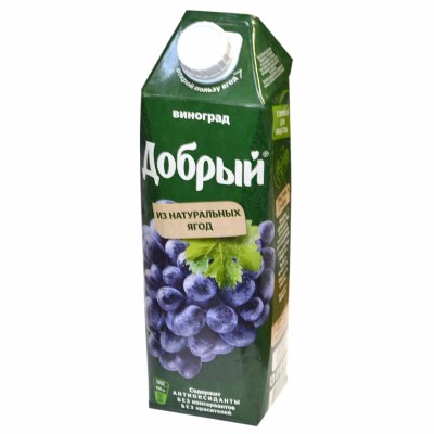 Нектар Добрый виноградный 1л т/п