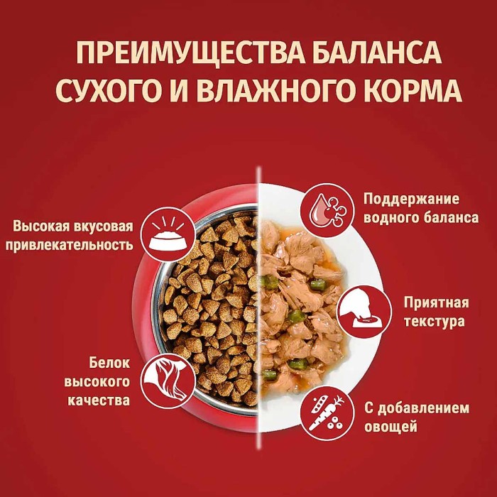 Корм для собак Purina One мини говядина-рис 1,5 кг м/у