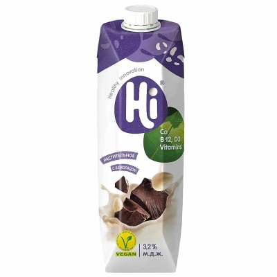 Напиток соевый Hi шоколадный 1л т/п