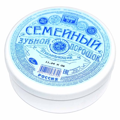Порошок зубной Семейный Отбеливающий 80гр пэт