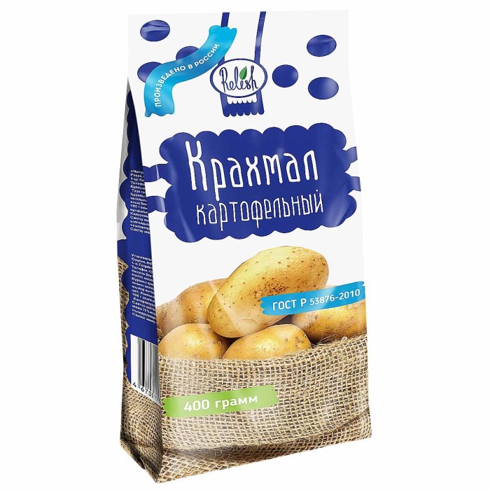 Крахмал картофельный Relish 200гр м/у