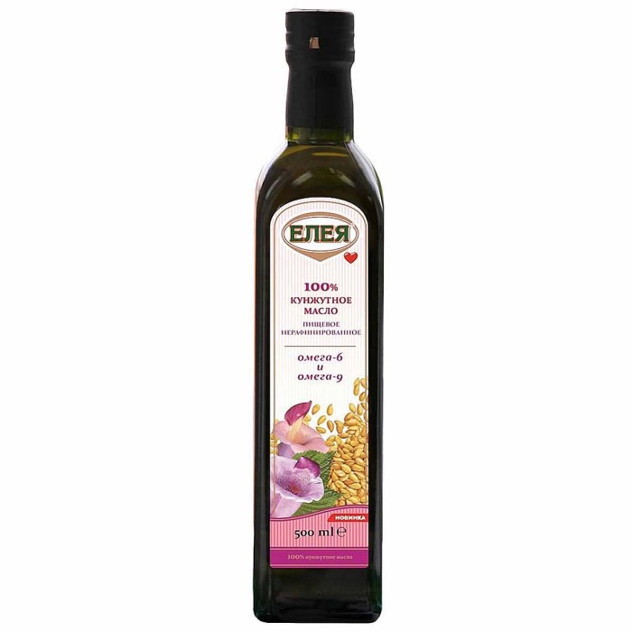 Масло кунжутное Елея нераф 500мл ст/б