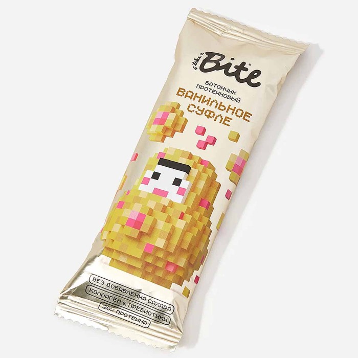 Батончик Bite Ванильное суфле протеиновый 40гр