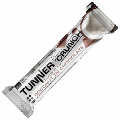 Батончик функциональный Tunner Crunch Кокос в темном шоколаде 40гр