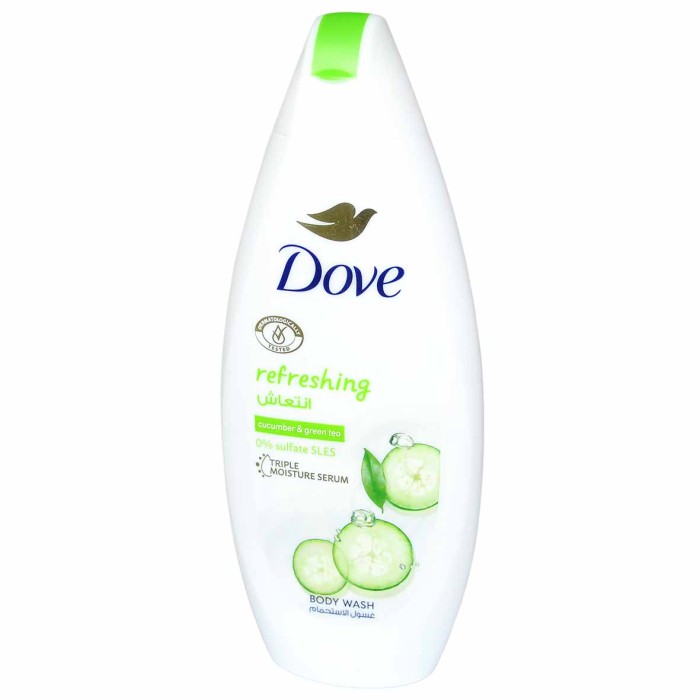 Гель для душа Dove Освежающий огурец 250мл пэт