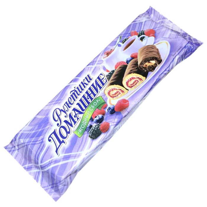 Мини-рулеты Домашний ягодный сбор 150гр м/у