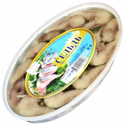 Сельдь кусочки в масле 500гр пэт
