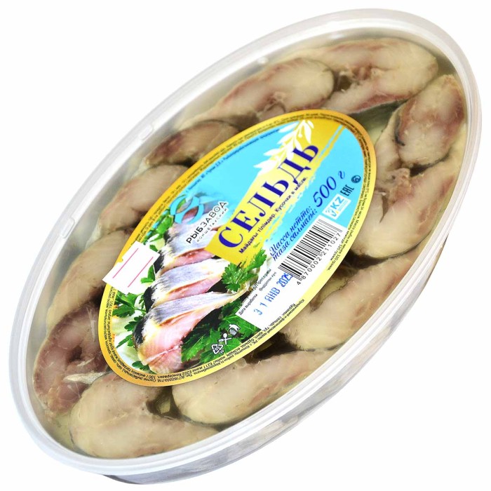 Сельдь кусочки в масле 500гр пэт