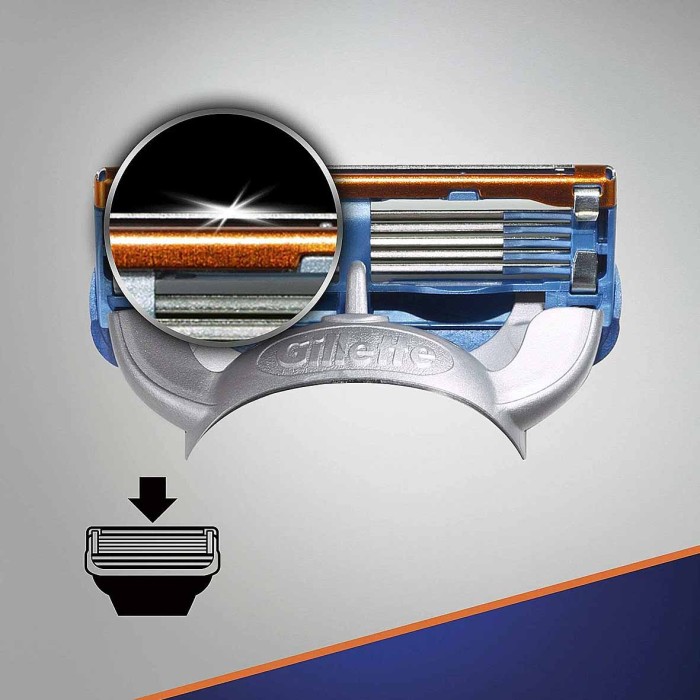 Кассеты сменные Gillette Fusion 8шт к/у