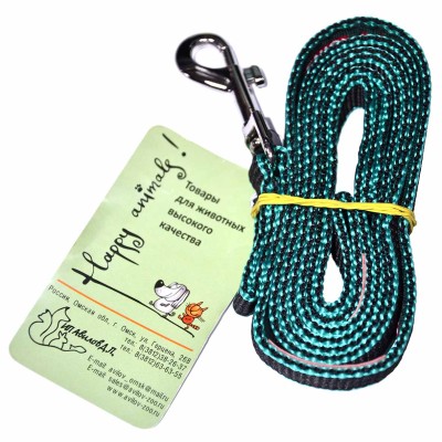 Поводок капроновый Trusty 1,5м*20мм арт3442