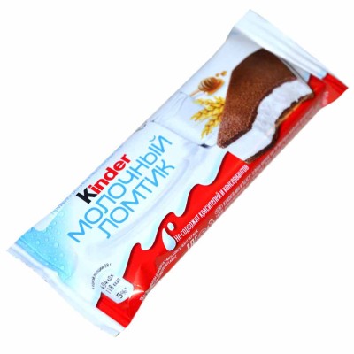Пирожное Kinder Молочный ломтик молоко и мед 28гр м/у