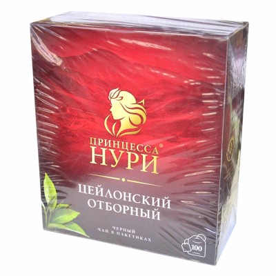 Чай Принцесса Нури Отборный черный 100*2гр к/у