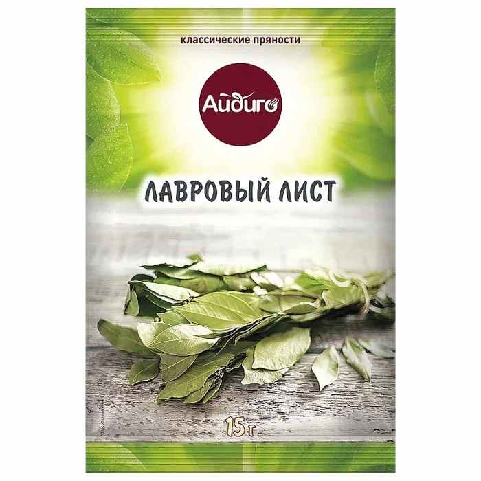 Лист лавровый Айдиго 15гр м/у